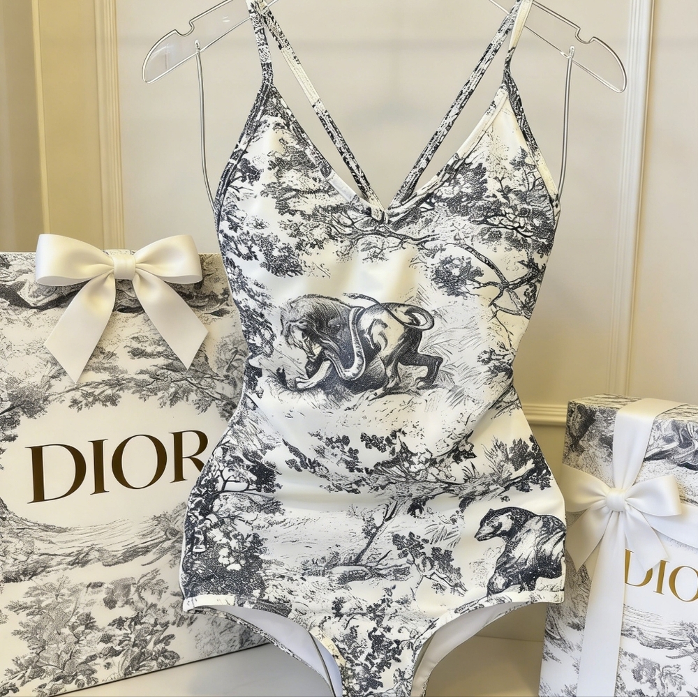 Dior Toile de Jouy One Piece Swimsuit